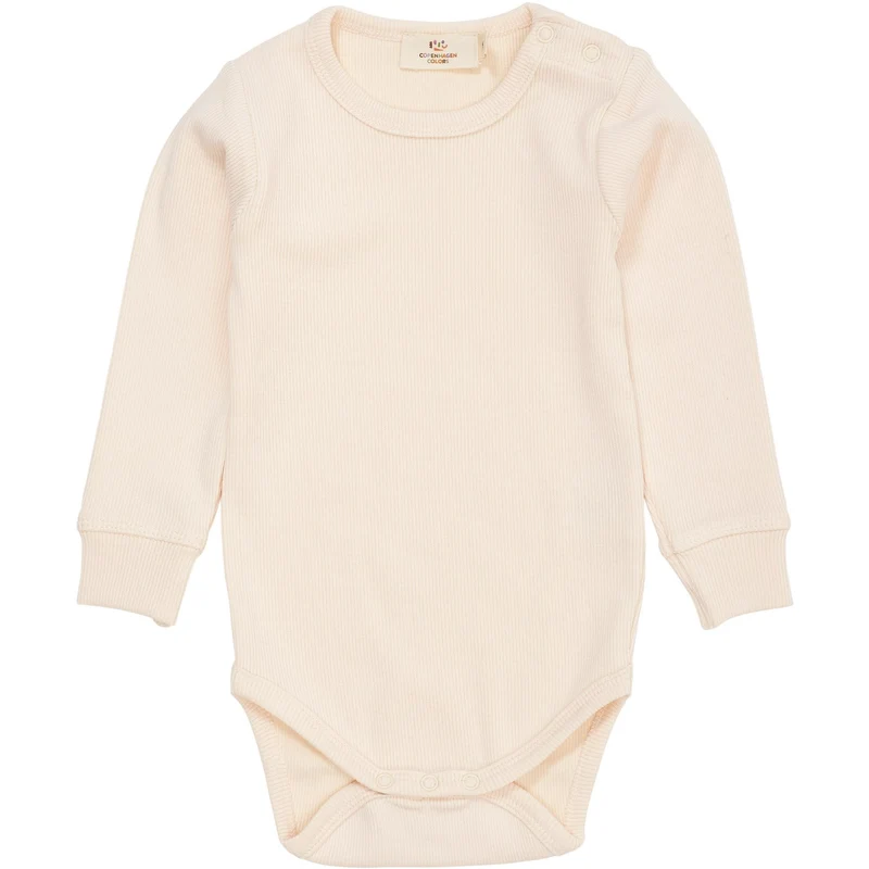 COPENHAGEN COLORS Dusty Rose Modal Rib Ls Body