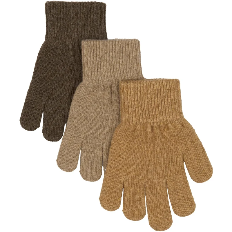 Mikk-Line Chocolate Chip-Melange Denver-Medal Bronze Magic Hansker 3 Pakke
