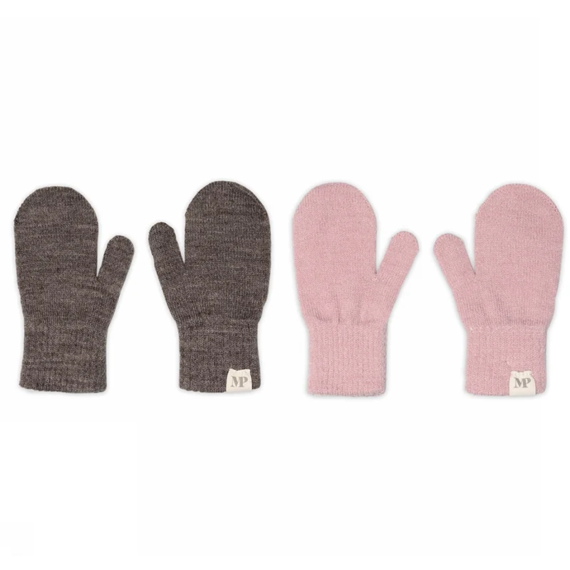 Mp Danmark Mix Denver Mel Alt Rosa Comfy Votter 2-Pakning