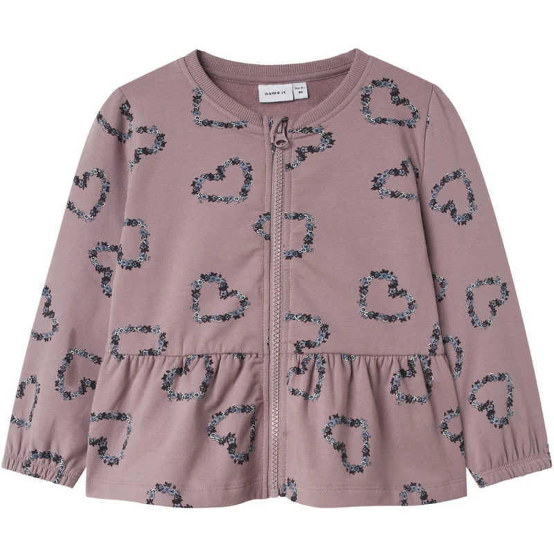 Name It Toadstool Nmfolukria Ls Sweat Cardigan Bru