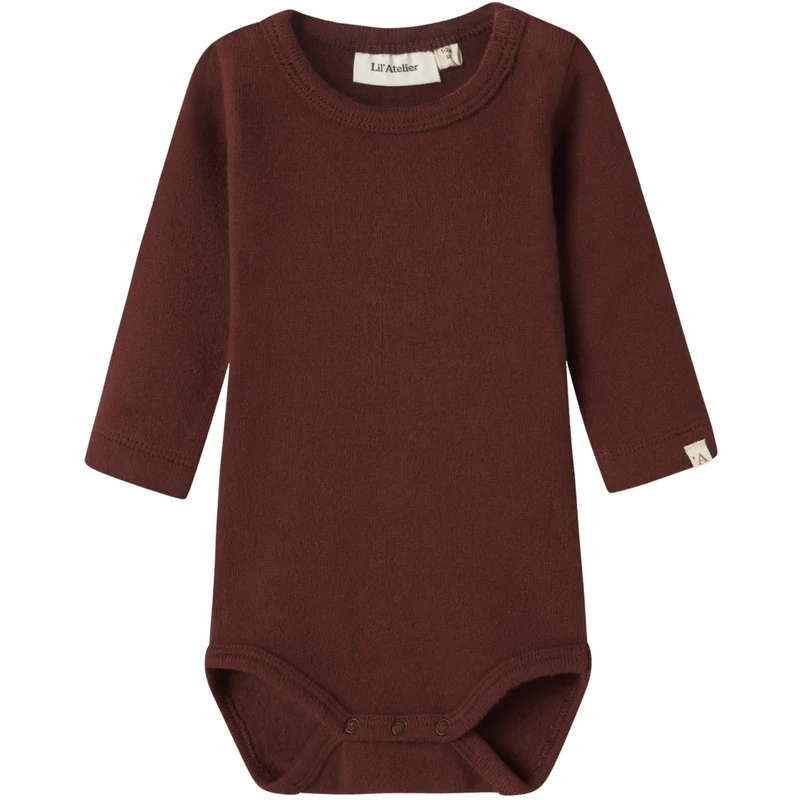 Lil'Atelier Hot Chocolate Nbfthora Hir Ls Slim Body Lil