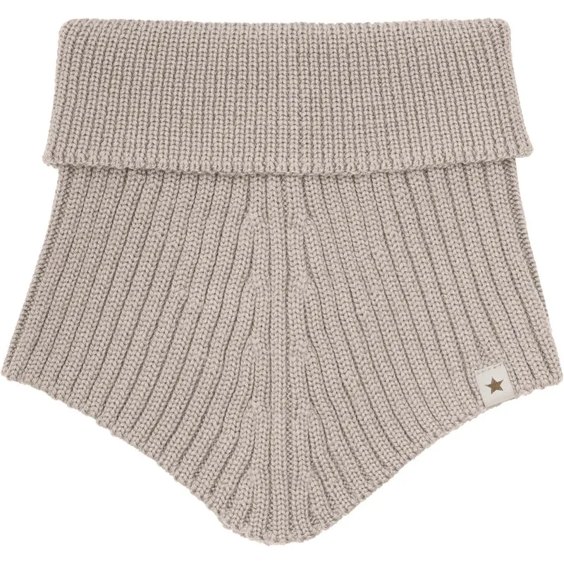 Huttelihut Camel Melange Neck Warmer Ull Strikk