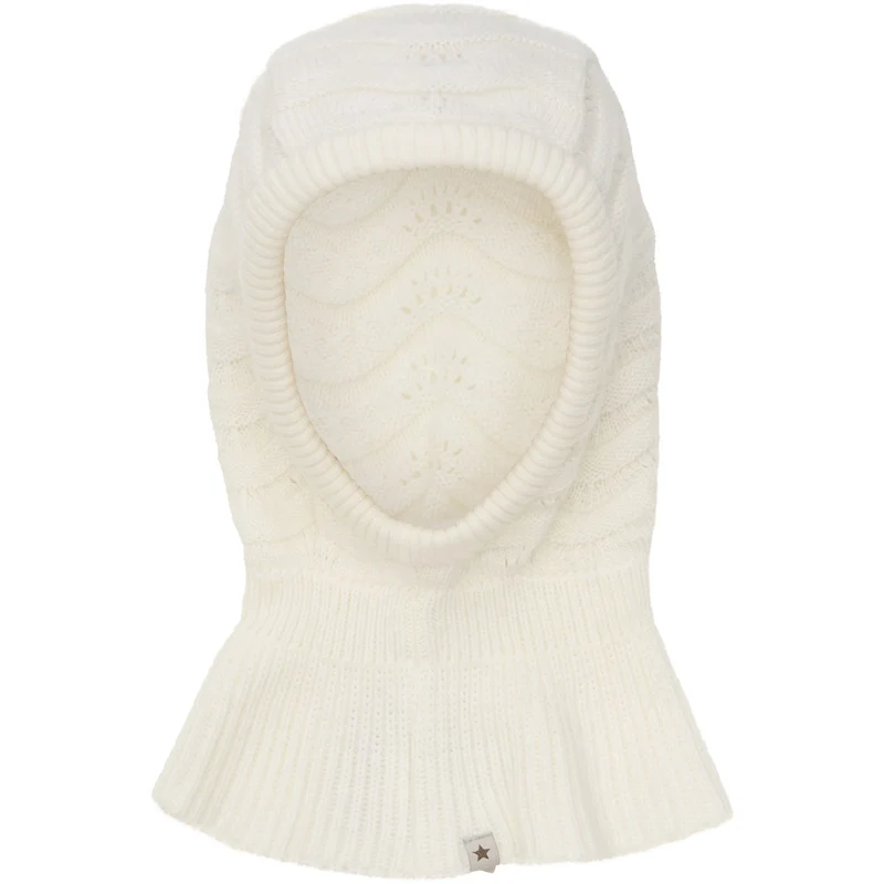 Huttelihut Off-White Elefantlue Ull Strikk