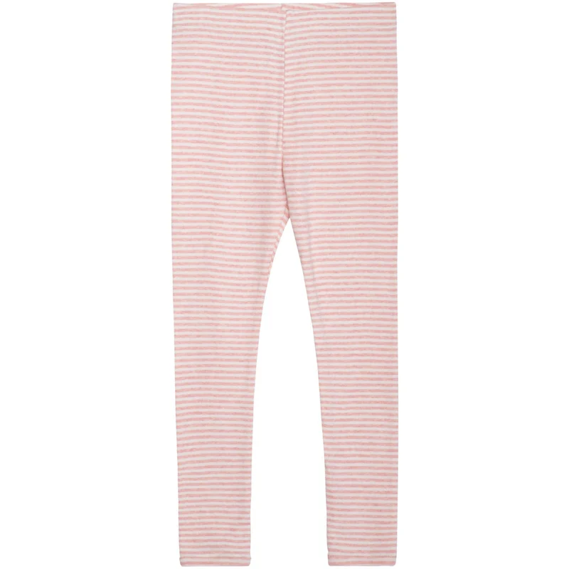 Serendipity Coral/Offwhite Leggings Stripe