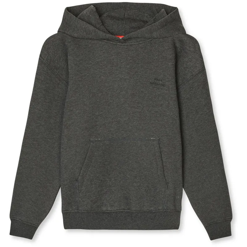 Mads Nørgaard Charcoal Melange Mix Sweat Sonan Hettegenser