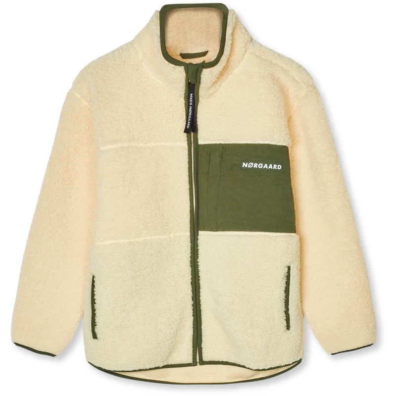 Mads Nørgaard Vanilla Custard Teddybjørn Fleece Jeffo Jakke