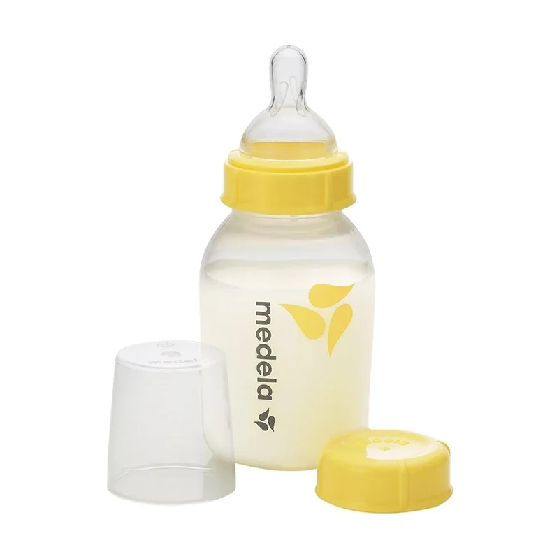 Medela 5 oz Breastmilk Bottle with Wide Base Nipple, 1-Pack