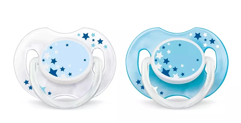 Philips Avent Nighttime Infant Pacifiers, 0 - 6 Months, 2-Pack