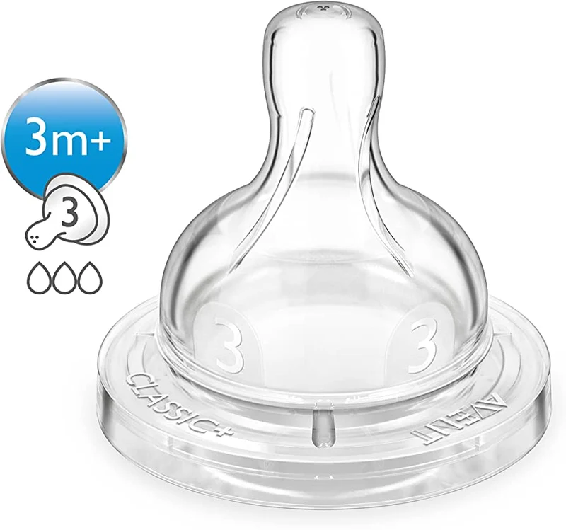 Philips Avent Anti-Colic Nipples, Medium Flow, 2-Pack