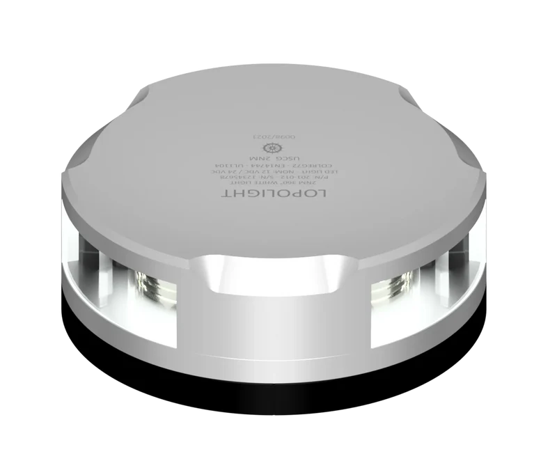 Lopolight Topplanterna 2nm 360° vitt, Silver / FB Base 30m Kabel
