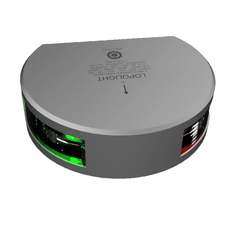 Lopolight Röd/Grön Sidolanterna 2nm 2x112,5°, Silver
