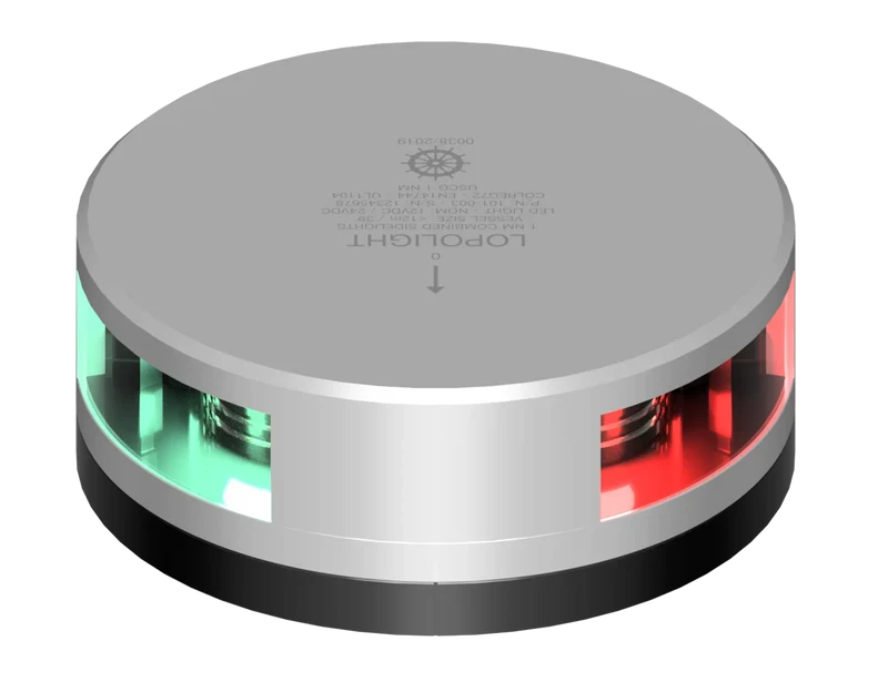Lopolight Röd/Grön Sidolanterna 2nm 2x112,5°, Silver / FB Base