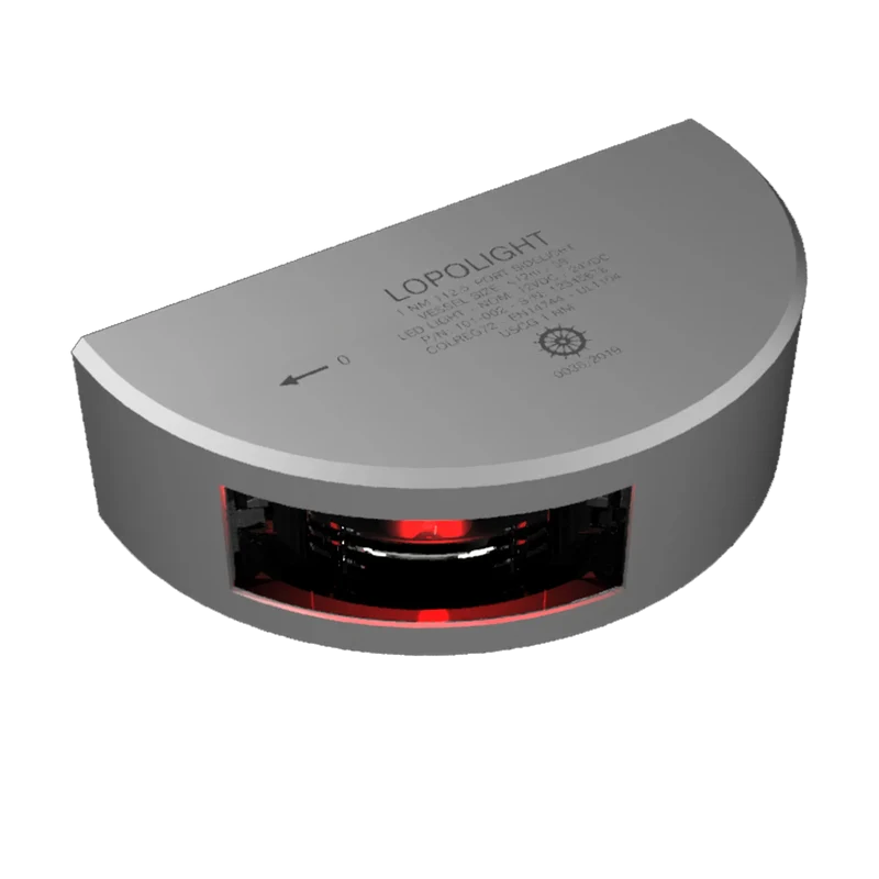 Lopolight babord lanterna 1nm 112,5°, Silver