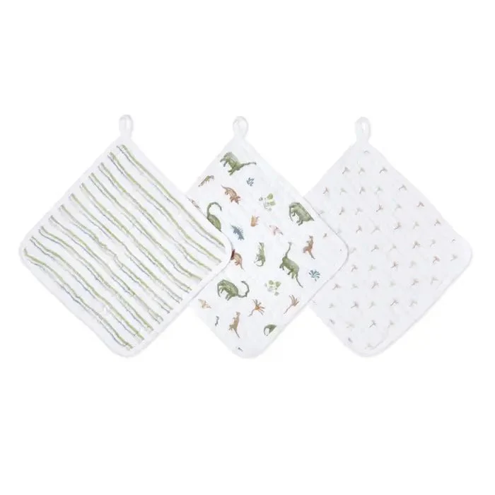 Aden + Anais Essentials Cotton Muslin Washcloths 3 Pack