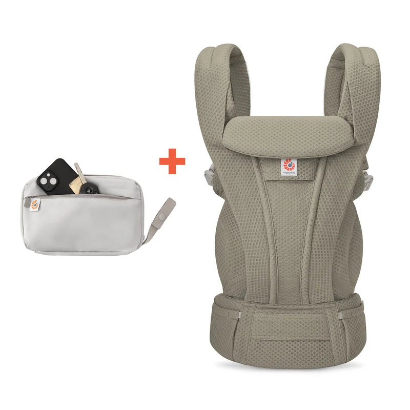 Ergobaby Omni Deluxe Mesh Olive + Gratis Bärbar Skötmatta (spara 499 kr)