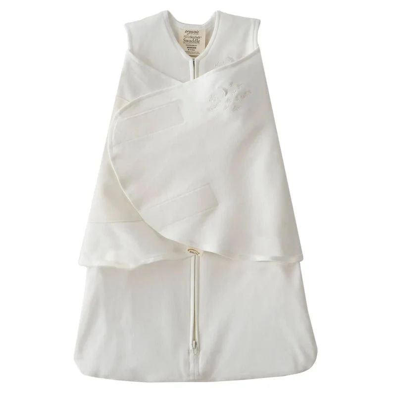 SleepSack Swaddle 100% Organic Cotton Cream 0-3M 1.5 Tog