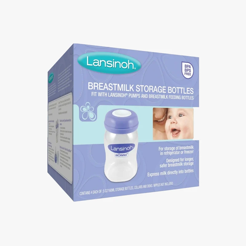 Breast Milk Storage Bottle Lansinoh® 5 oz - 3/BX