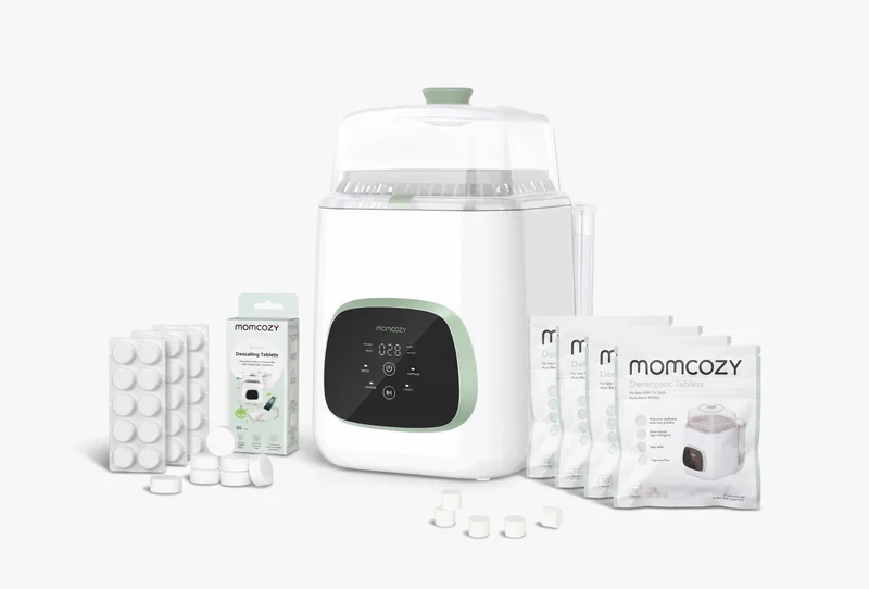 Cleaning Bundle: KleanPal Pro Baby Bottle Washer + 120 Cleaning & 30 Descaling Tablets