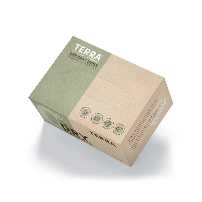 Terra Baby 100% Bamboo Dry Baby Wipes