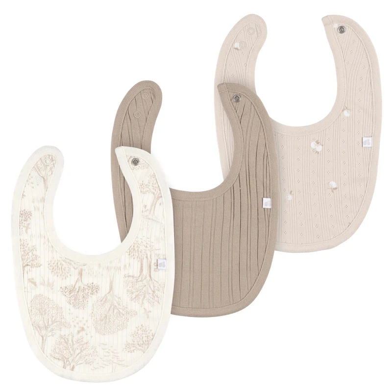 Just Born 3-Pack Bibs