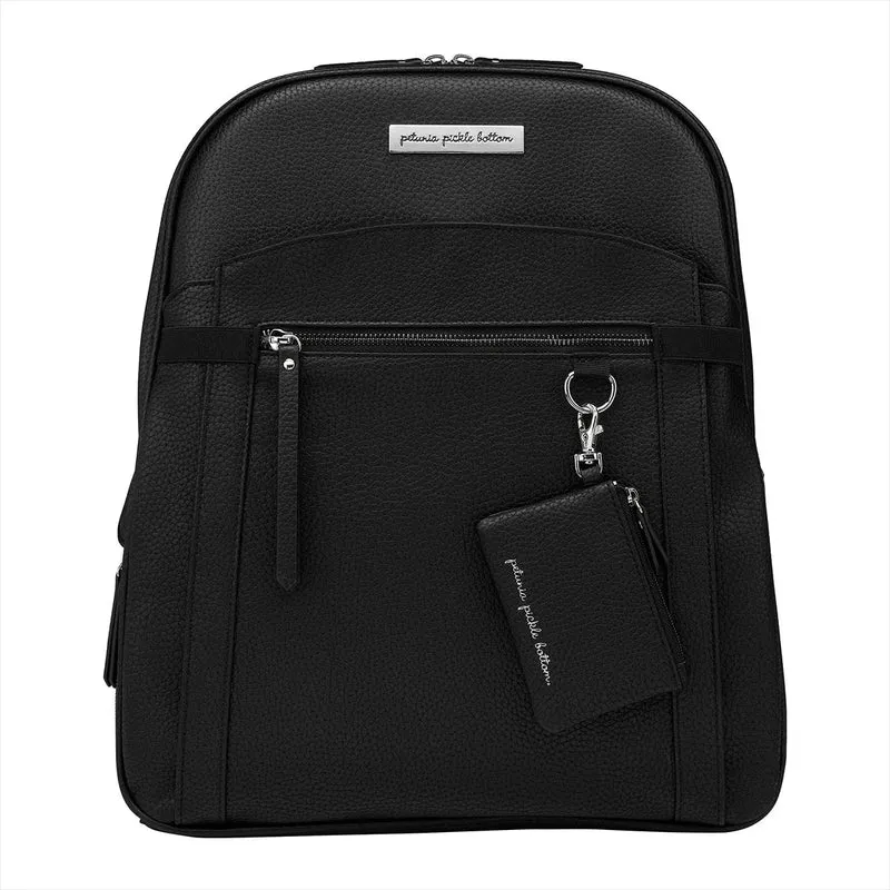 Petunia Pickle Bottom 2-in-1 Provisions Backpack in Ebony