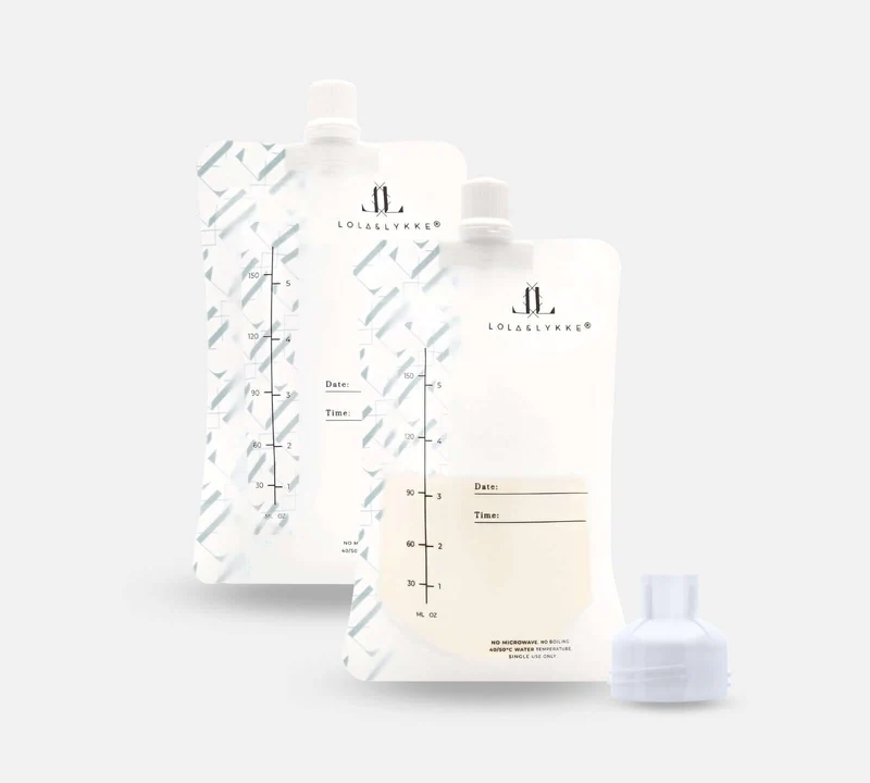Lola&Lykke Breast Milk Storage Bags (10 pcs.) with Adapter