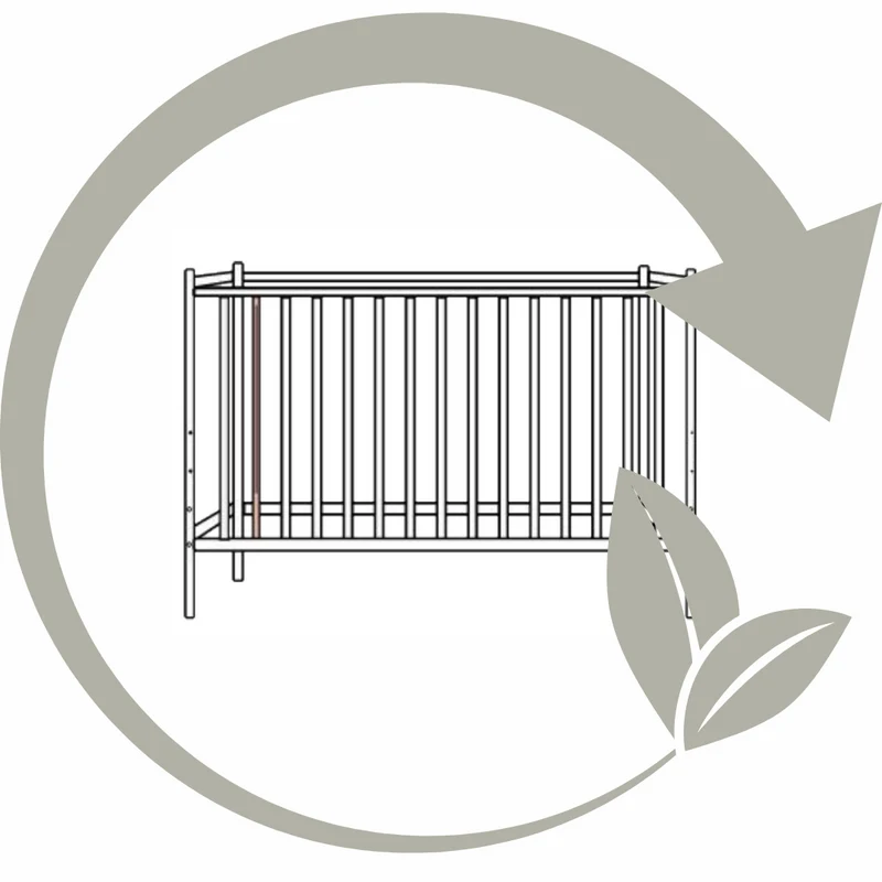 Reparation og genbrug: Woodies Stardust tremmeseng