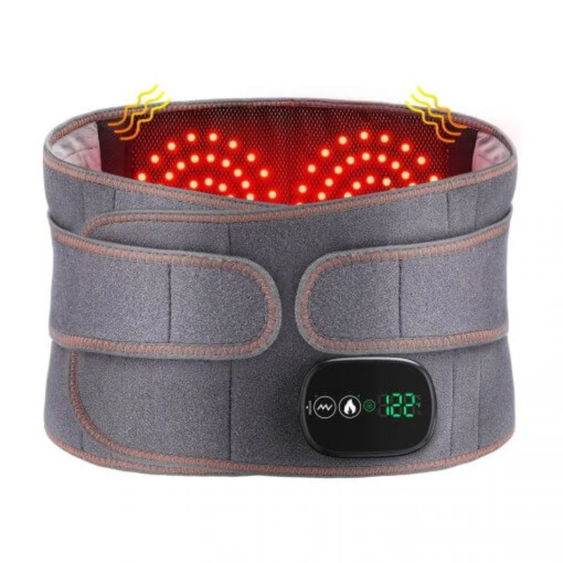 Värmebälte med Rödljus & Vibrationsmassage