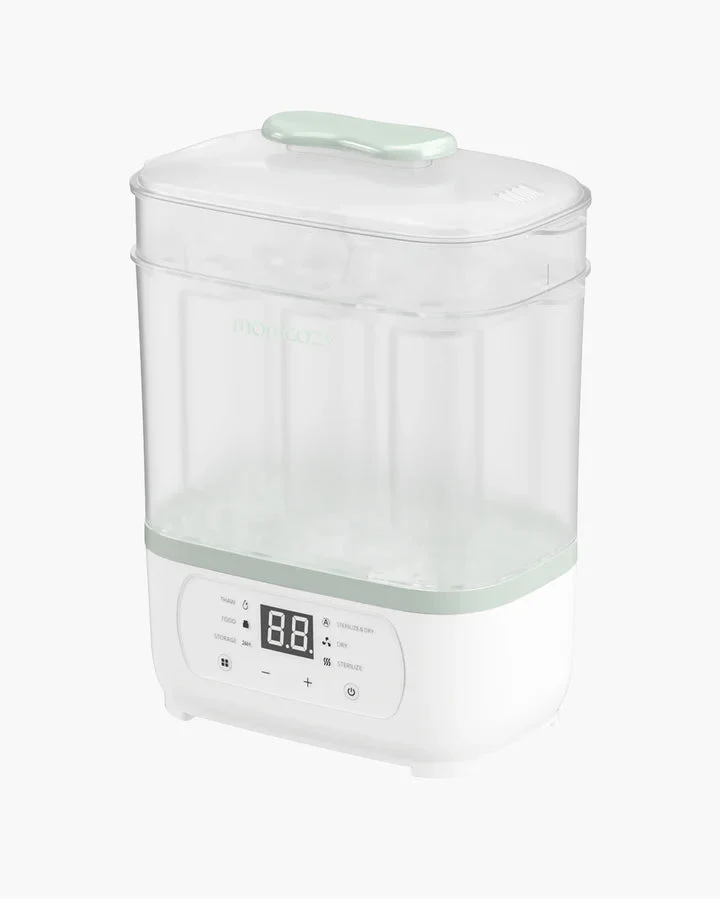 Momcozy 8-in-1 Baby Bottle Steam Sterilizer - White
