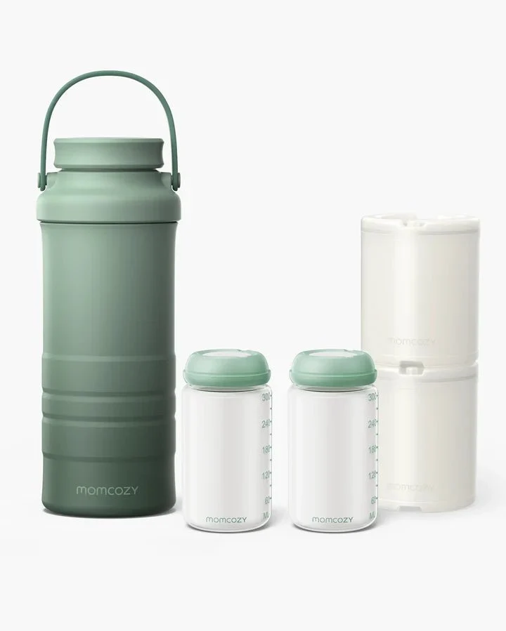 Momcozy 22oz Portable Breast Milk Cooler for Outdoor - Green