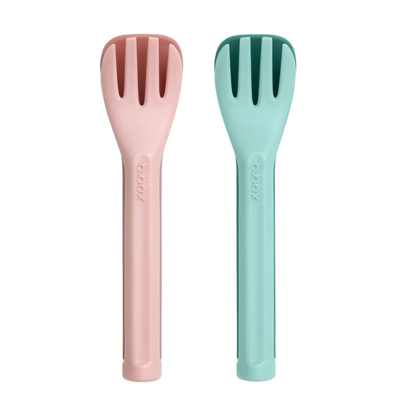 b.box Lunch Cutlery Fork + Spoon Duo - 2pk