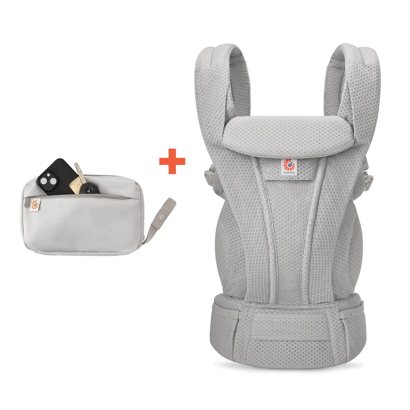 Ergobaby Omni Deluxe Mesh Pearl Grey + Gratis Bärbar Skötmatta (spara 499 kr)