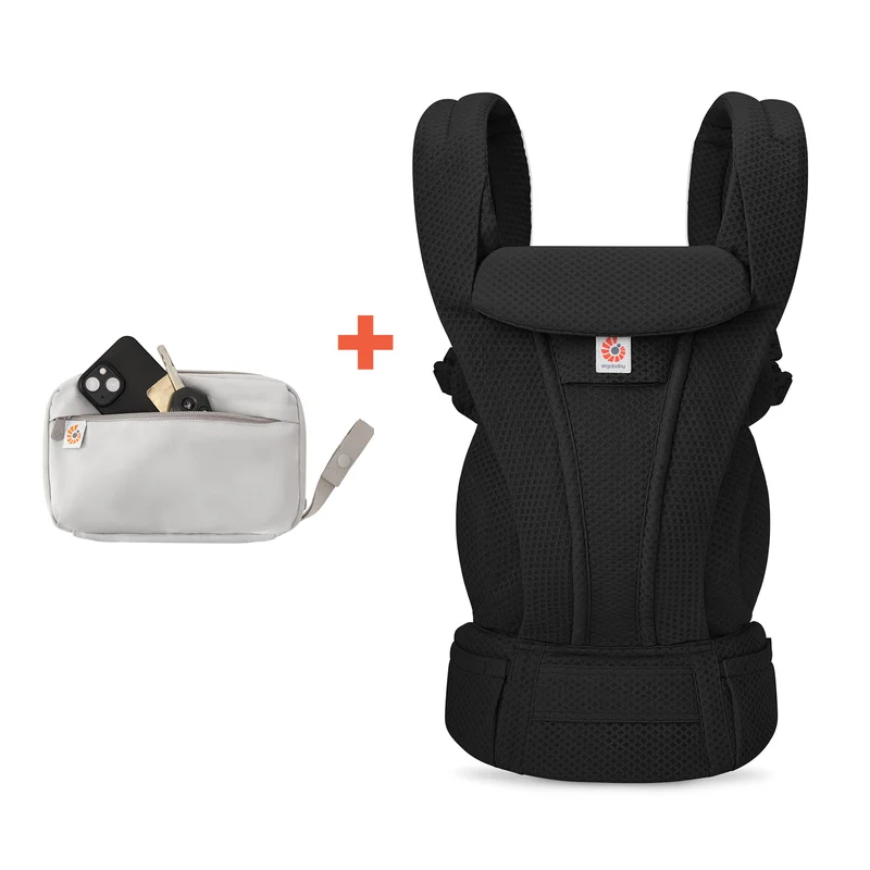 Ergobaby Omni Deluxe Mesh Black + Gratis Bärbar Skötmatta (spara 499 kr)