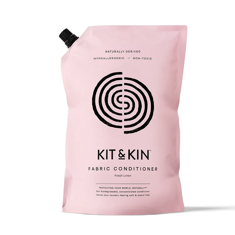 Kit & Kin Mjukmedel Fresh Linne, 1 liter