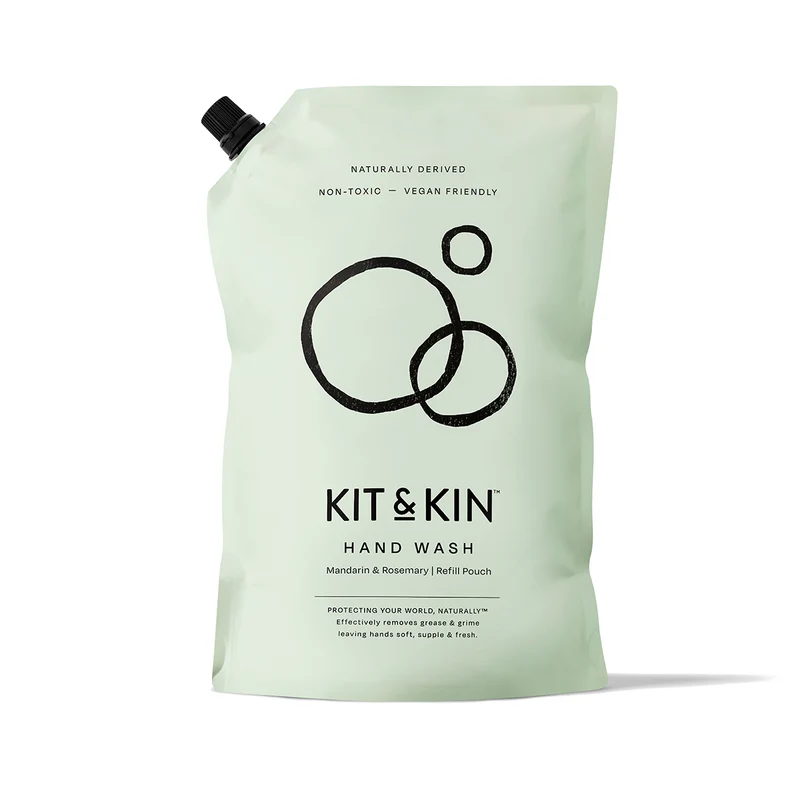 Kit & Kin Handtvål Mandarin & Rosemary, Refill 1000 ml