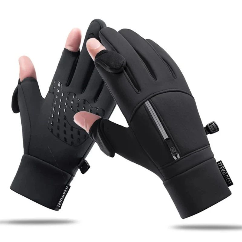 Vattentäta handskar med touch & ficka