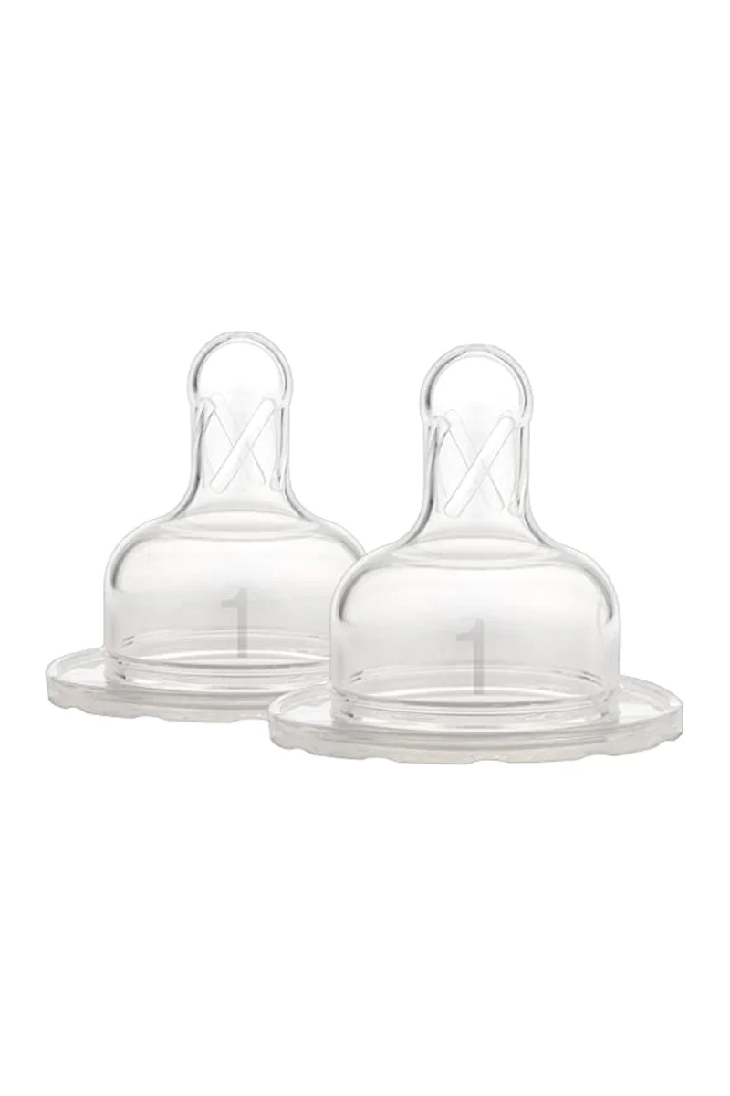 Dr. Brown's Wide Nipples, 2-Pack, Level 1