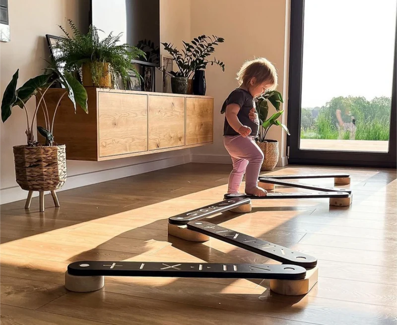 Montessori Balancebjælke I Træ