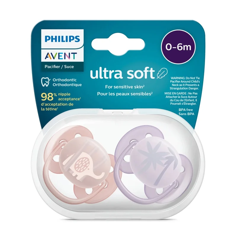 Philips AVENT Ultra Soft Pacifier 0-6M