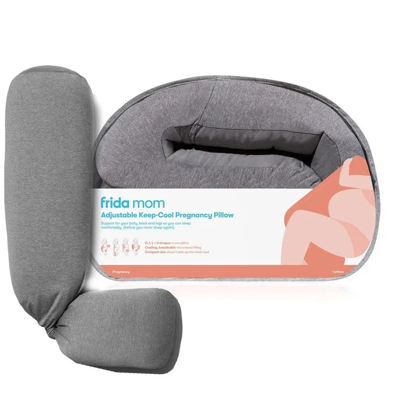 FridaMom Adjustable Keep-Cool Pregnancy Pillow - ENG ONLY