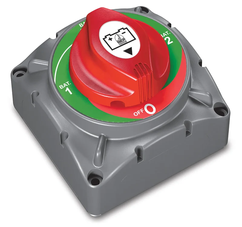 BEP Battery Selector Switch 1-2-Both-Off 48V Max.