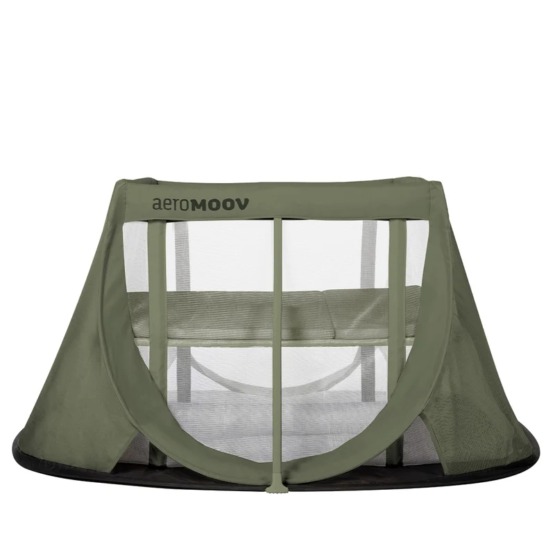 AeroMoov PopUp Resesäng Mossgrön