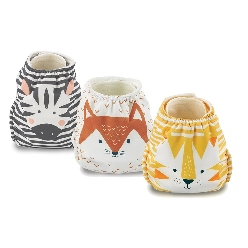 Kit & Kin Tygblöjor, 3-pack (spara 248 kr)