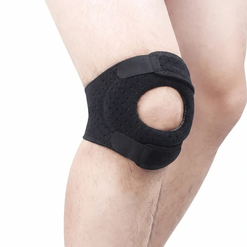Knästöd med Dubbla Patellaband – Justerbart och Ventilerande