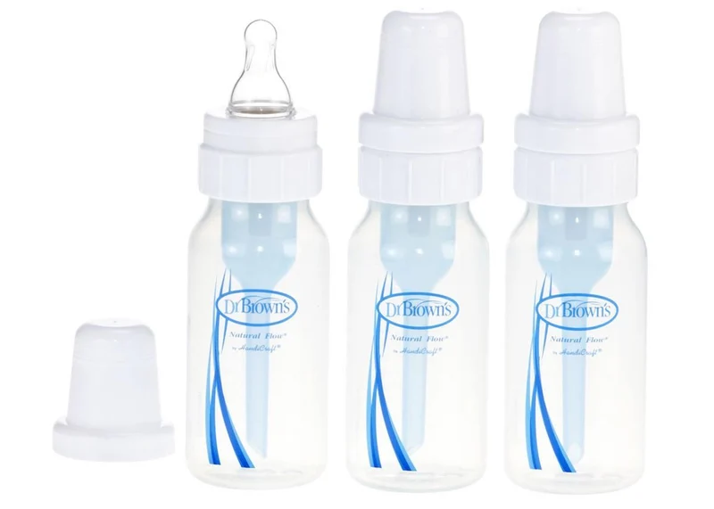 Dr. Brown's 4 oz. Standard Neck Baby Bottle, 3-Pack
