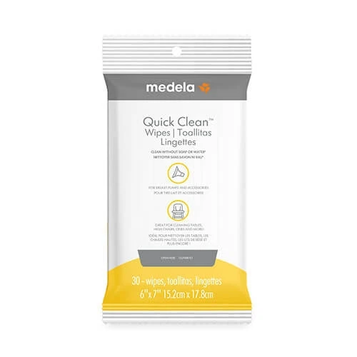 Medela Quick Clean™ Breast Pump & Accessory Wipes, Case of 12