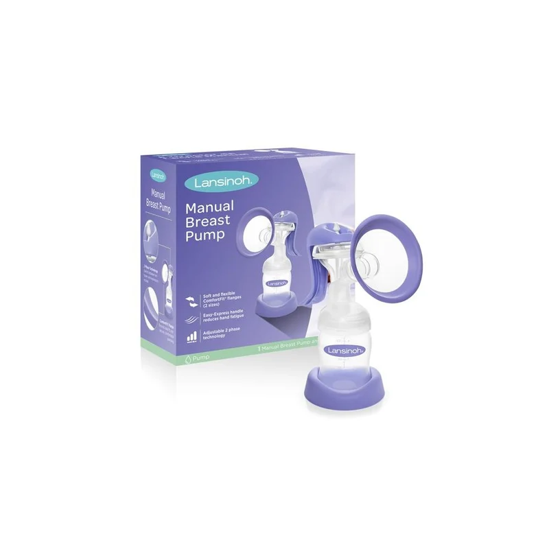 Lansinoh® Manual Breast Pump - Breastfeeding Hand Pump