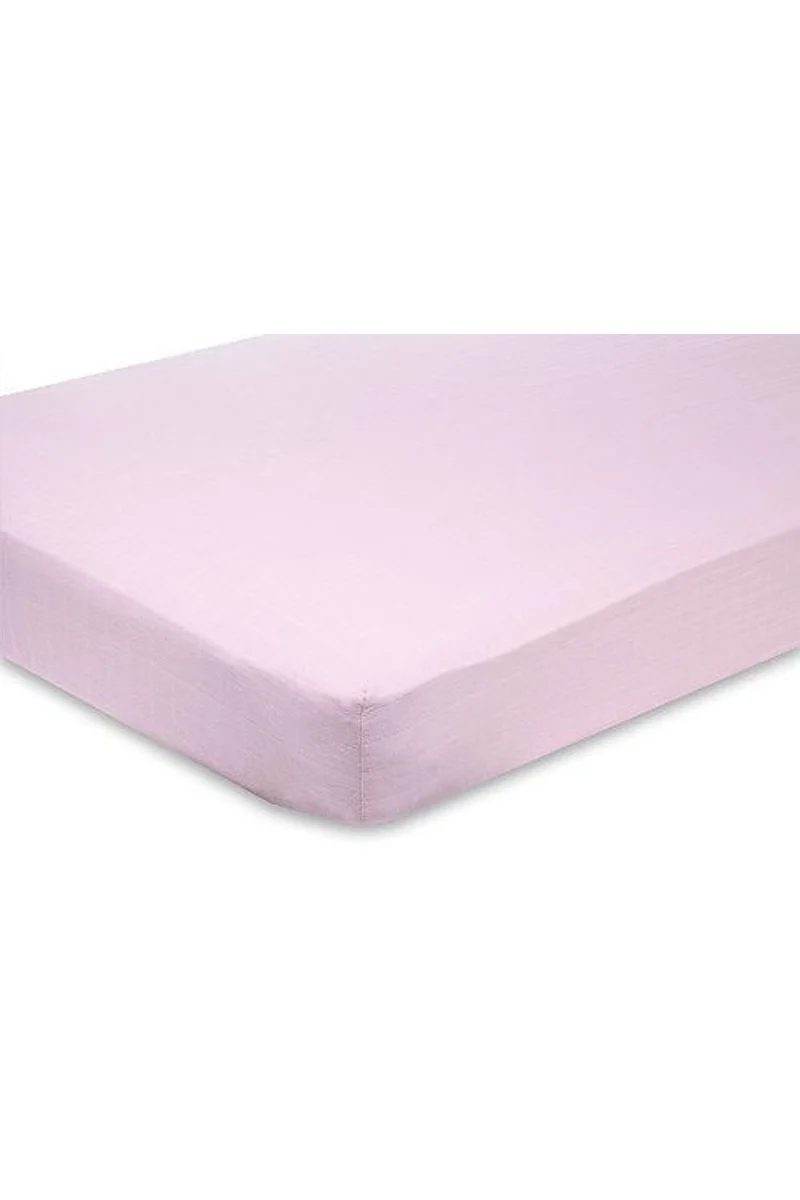 Aden + Anais Classic Fitted Crib Sheet, Solid Pink