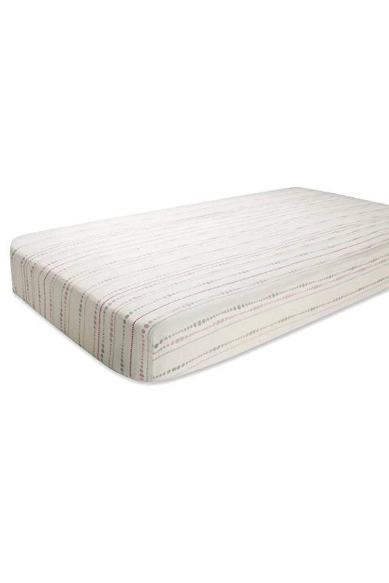 Aden + Anais Bamboo Fitted Crib Sheet, Tranquility Beads