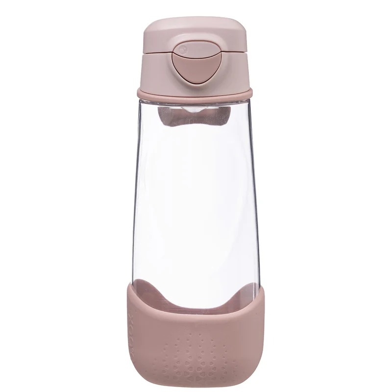 b.box Vattenflaska med pip 600ml, Rosa
